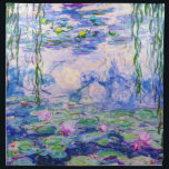 Claude Monet - Vatten Lilies / Nympheas 1919 Tygservett<br><div class="desc">Vatten Lilies / Nympheas (W.1852) - Claude Monet,  Oil on Canvas,  1916-1919</div>