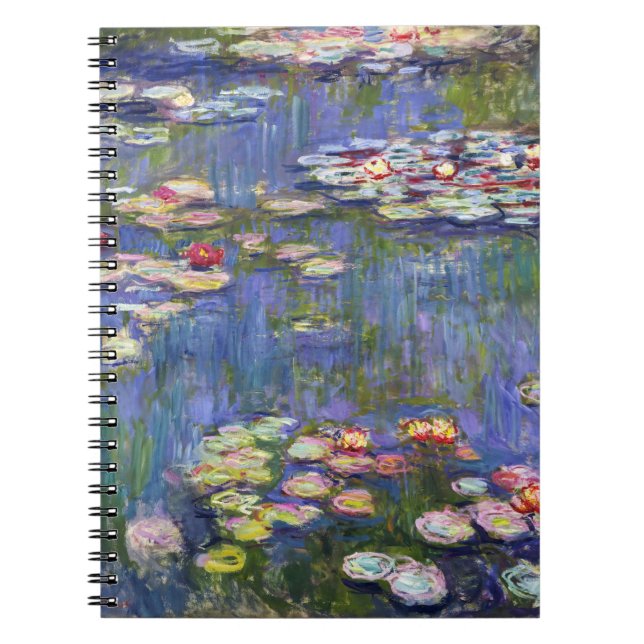 Claude Monet - Vatten Lilies / Nympheas Anteckningsbok (Framsidan)