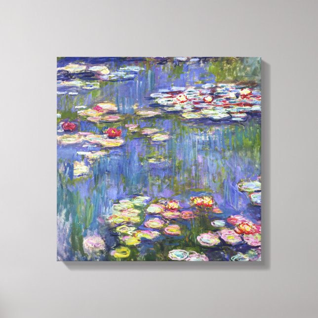 Claude Monet - Vatten Lilies / Nympheas Canvastryck (Framsida)