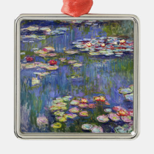 Claude Monet - Vatten Lilies / Nympheas Julgransprydnad Metall