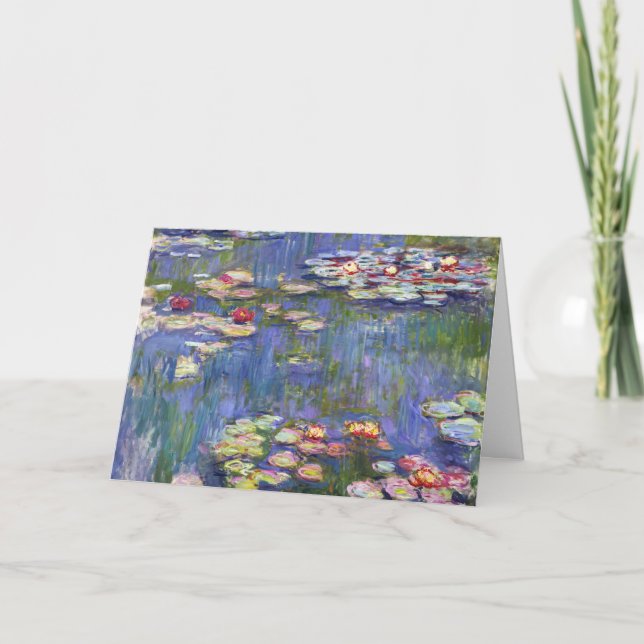 Claude Monet - Vatten Lilies / Nympheas Kort (Framsida)