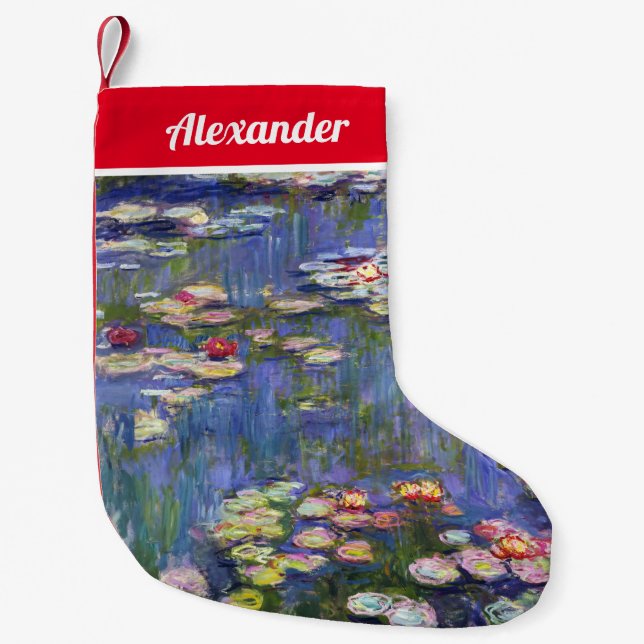 Claude Monet - Vatten Lilies / Nympheas Liten Julstrumpa (Framsidan)
