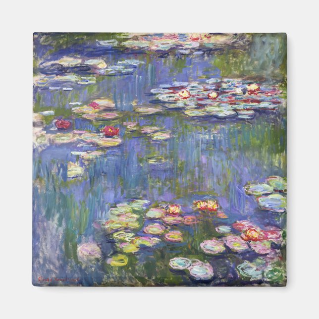 Claude Monet - Vatten Lilies / Nympheas Magnet (Framsidan)