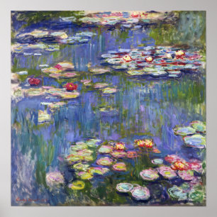 Claude Monet - Vatten Lilies / Nympheas Poster