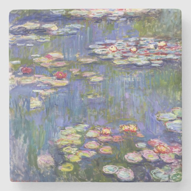 Claude Monet - Vatten Lilies / Nympheas Stenunderlägg (Framsidan)