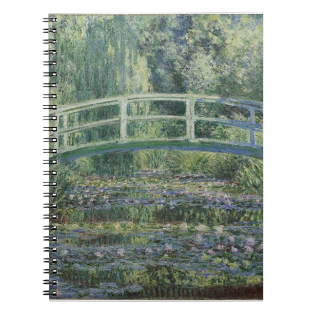 Claude Monet - Vatten Lilies och japanska bron Anteckningsbok (Framsidan)
