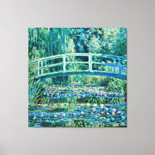 Claude Monet - Vatten Lilies och japanska bron Canvastryck