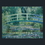 Claude Monet - Vatten Lilies och japanska bron Fototryck<br><div class="desc">Vatten Lilies och japansk Bridge av Claude Monet, 1899. Claude Monet var en av grundarna av Franskens intsionistiska målning och den mest konsekventa och skickliga utövaren av rörelsens filosofi att uttrycka sina uppfattningar före naturen, särskilt när det gäller landskapsmålning i luft. Uttrycket "Impressionism" härrör från titeln på hans målning Impression,...</div>