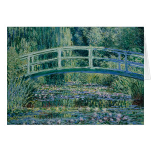 Claude Monet - Vatten Lilies och japanska bron Hälsningskort