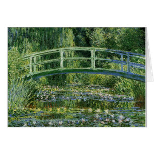 Claude Monet Vatten Lilies och japanska bron Hälsningskort