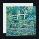 Claude Monet - Vatten Lilies och japanska bron Julkort<br><div class="desc">Claude Monet - Vatten Lilies och japanska bron (1899)</div>