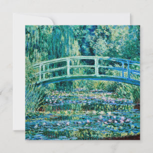 Claude Monet - Vatten Lilies och japanska bron Julkort