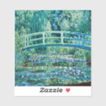 Claude Monet - Vatten Lilies och japanska bron Klistermärken<br><div class="desc">Claude Monet - Vatten Lilies och japanska bron (1899)</div>