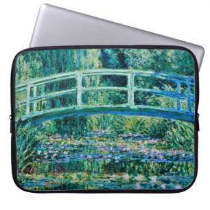 Claude Monet - Vatten Lilies och japanska bron Laptop Fodral