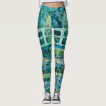 Claude Monet - Vatten Lilies och japanska bron Leggings<br><div class="desc">Claude Monet - Vatten Lilies och japanska bron (1899)</div>