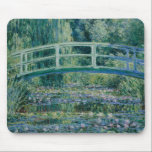 Claude Monet - Vatten Lilies och japanska bron Musmatta<br><div class="desc">Vatten Lilies och Japanska Bridge av Claude Monet, 1899. Claude Monet var en av grundarna av Franskens intsionistiska målare och den mest konsekventa och skickliga utövaren av rörelsens filosofi att uttrycka sin uppfattning före naturen, särskilt när det gäller plommonlandskapsmålning i luft. Begreppet ’Impressionism’ härrör från titeln på hans målning Impression,...</div>