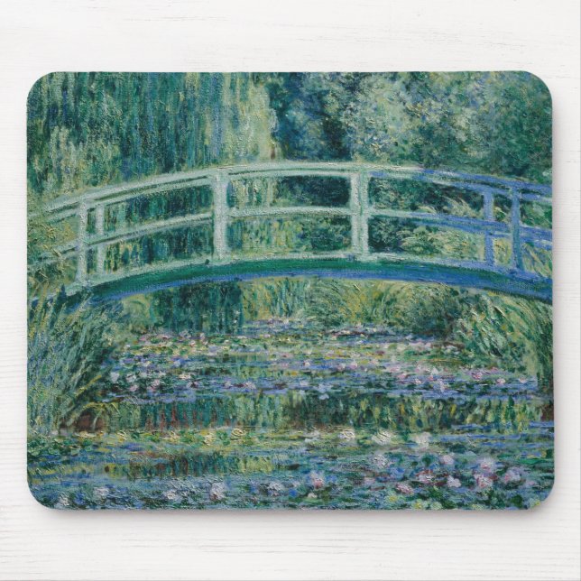 Claude Monet - Vatten Lilies och japanska bron Musmatta (Framsidan)