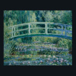 Claude Monet - Vatten Lilies och japanska bron Poster<br><div class="desc">Vatten Lilies och japansk Bridge av Claude Monet, 1899. Claude Monet var en av grundarna av Franskens intsionistiska målning och den mest konsekventa och skickliga utövaren av rörelsens filosofi att uttrycka sina uppfattningar före naturen, särskilt när det gäller landskapsmålning i luft. Uttrycket "Impressionism" härrör från titeln på hans målning Impression,...</div>