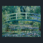 Claude Monet - Vatten Lilies och japanska bron Poster<br><div class="desc">Vatten Lilies och japansk Bridge av Claude Monet, 1899. Claude Monet var en av grundarna av Franskens intsionistiska målning och den mest konsekventa och skickliga utövaren av rörelsens filosofi att uttrycka sina uppfattningar före naturen, särskilt när det gäller landskapsmålning i luft. Uttrycket "Impressionism" härrör från titeln på hans målning Impression,...</div>