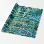 Claude Monet - Vatten Lilies och japanska bron Presentpapper<br><div class="desc">Claude Monet - Vatten Lilies och japanska bron (1899)</div>