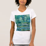 Claude Monet - Vatten Lilies och japanska bron T Shirt<br><div class="desc">Claude Monet - Vatten Lilies och japanska bron (1899)</div>