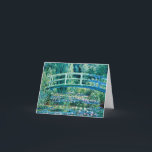 Claude Monet - Vatten Lilies och japanska bron Tack Kort<br><div class="desc">Claude Monet - Vatten Lilies och japanska bron (1899)</div>