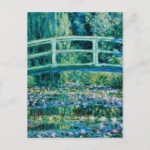 Claude Monet - Vatten Lilies och japanska bron Vykort
