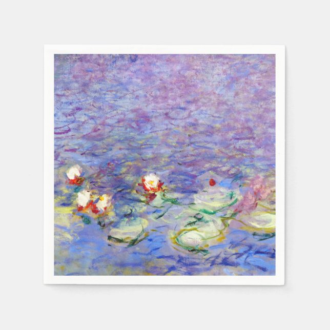 Claude Monet - Vatten Lilies Pappersservett (Framsidan)