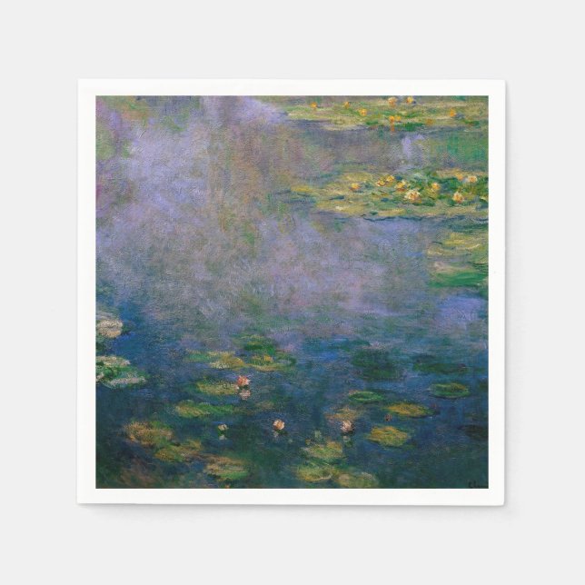 Claude Monet - Vatten Lilies Pappersservett (Framsidan)