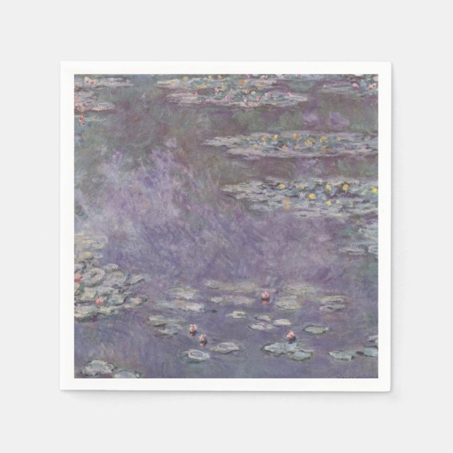 Claude Monet - Vatten Lilies Pappersservett (Framsidan)