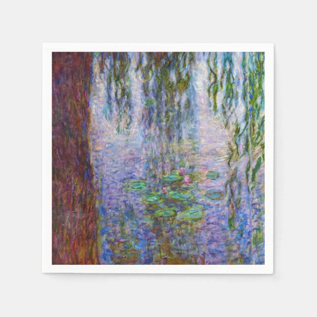 Claude Monet - Vatten Lilies Pappersservett (Framsidan)