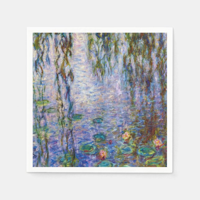 Claude Monet - Vatten Lilies Pappersservett (Framsidan)