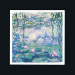 CLAUDE MONET - Vatten lilies Pappersservett<br><div class="desc">CLAUDE MONET - Vatten lilies Oil on canvas; reproduktion</div>