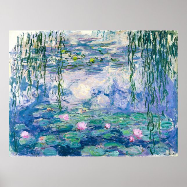 CLAUDE MONET-Vatten lilies Poster (Framsidan)