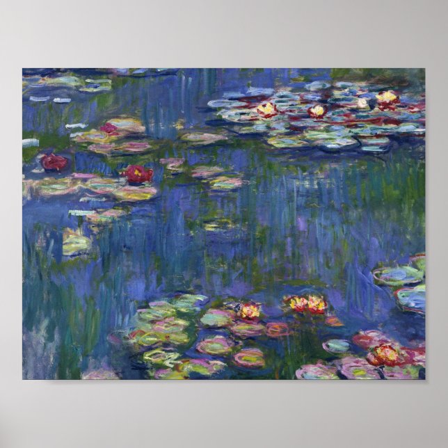 Claude Monet - Vatten Lilies Poster (Framsidan)