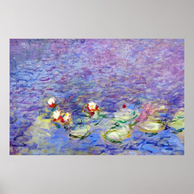 Claude Monet - Vatten Lilies Poster (Framsidan)