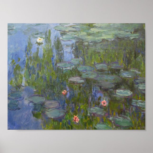 Claude Monet - Vatten Lilies Poster (Framsidan)