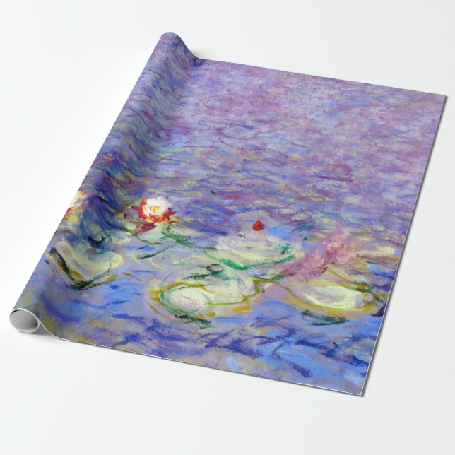 Claude Monet - Vatten Lilies Presentpapper (Utrullad)