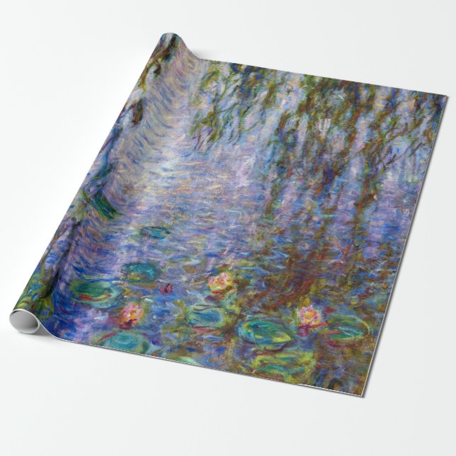 Claude Monet - Vatten Lilies Presentpapper (Utrullad)