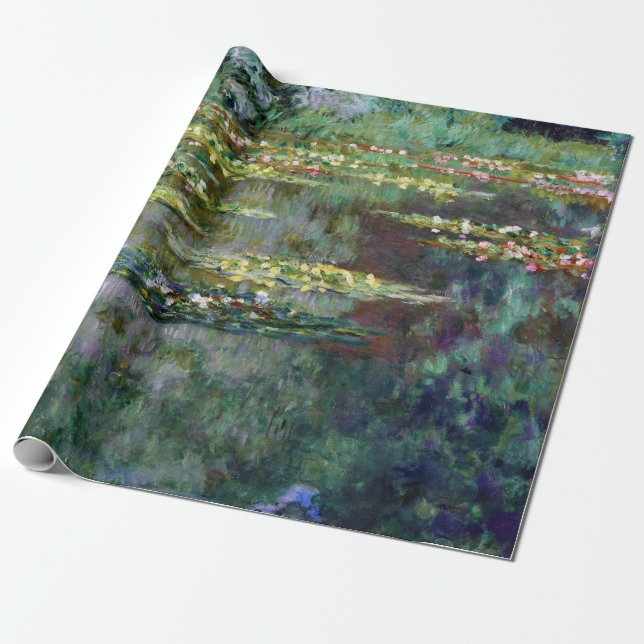 Claude Monet Vatten Lilies Presentpapper (Utrullad)