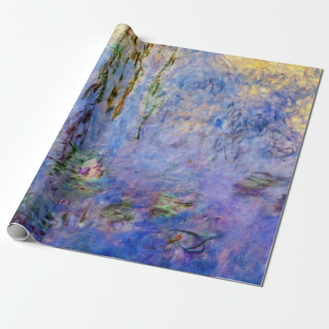 Claude Monet - Vatten Lilies Presentpapper (Utrullad)