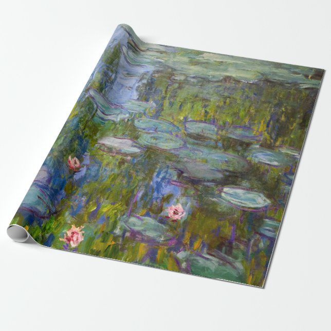 Claude Monet Vatten Lilies Presentpapper (Utrullad)