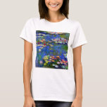 Claude Monet Vatten Lilies T Shirt<br><div class="desc">Vatten Lilies målade av Claude Monet 1916.</div>