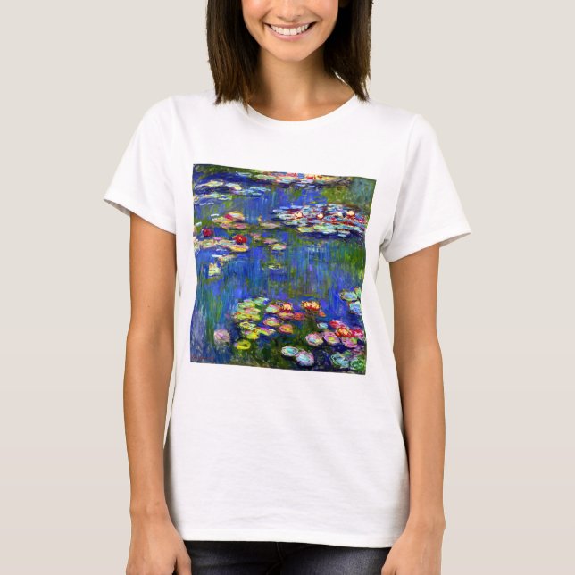 Claude Monet Vatten Lilies T Shirt (Framsida)