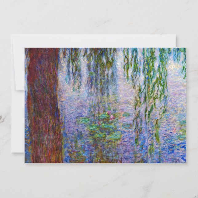 Claude Monet - Vatten Lilies Tack Kort (Framsida)