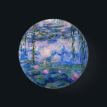 Claude Monet Vatten Lilies Vintage Blommigt HD Art Knapp<br><div class="desc">Claude Monet Vatten Lilies Vintage Blommigt HD Art Button. Vatten Lilies målar av Claude Monet. Målad mellan 1916-1919.</div>