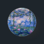 Claude Monet Vatten Lilies Vintage Blommigt HD Art Knapp<br><div class="desc">Claude Monet Vatten Lilies Vintage Blommigt HD Art Button. Vatten Lilies målar av Claude Monet. Målad mellan 1916-1919.</div>