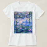 Claude Monet Vatten Lilies Vintage Blommigt HD Art T Shirt<br><div class="desc">Claude Monet Vatten Lilies Vintage Blommigt HD Art T-shirt.
Vatten Lilies målar av Claude Monet. Målad mellan 1916-1919.</div>
