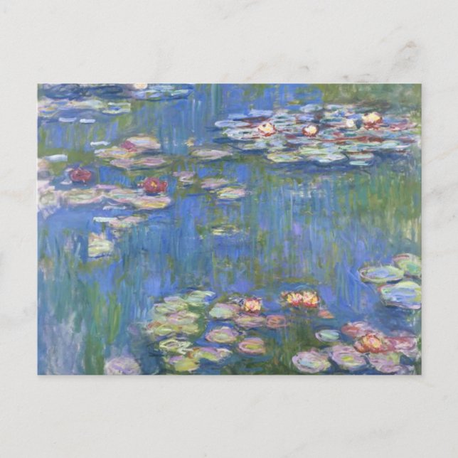 Claude Monet / Vatten Lilies Vykort (Framsida)