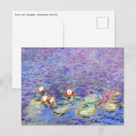 Claude Monet - Vatten Lilies Vykort